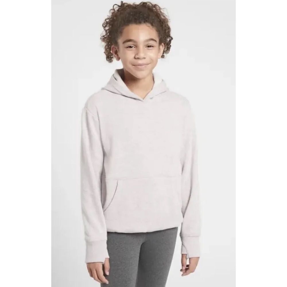 Athleta Girl Crazy Cozy Chill Rosewood Heather Hoodie Sweatshirt